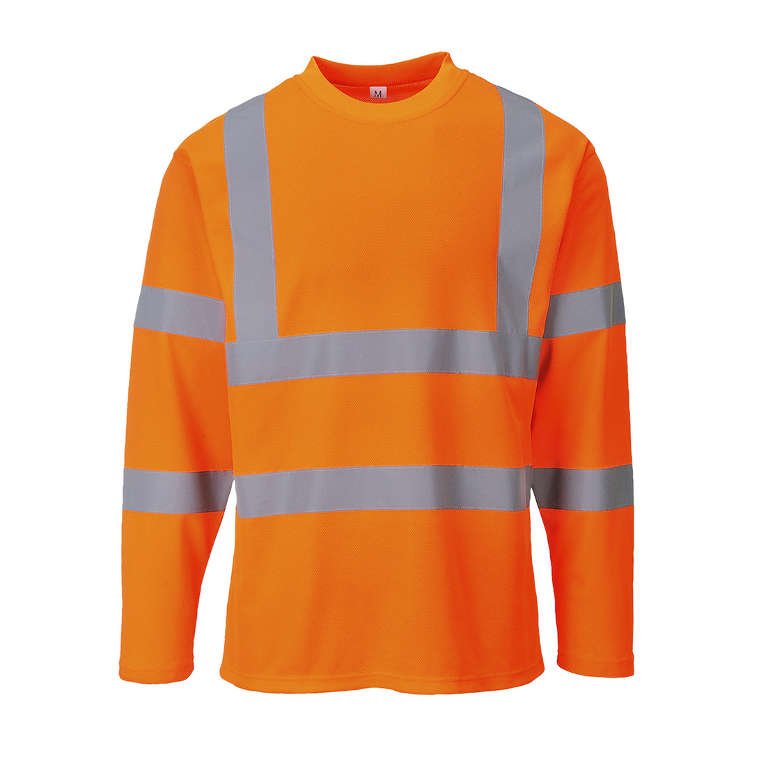 Portwest Cotton Comfort Long Sleeve T-Shirt - Image 2