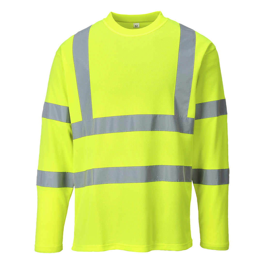 Portwest Cotton Comfort Long Sleeve T-Shirt - Image 1