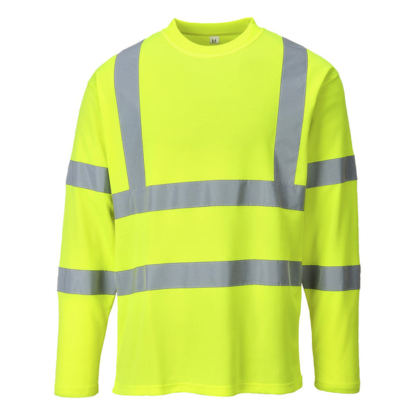 Portwest Cotton Comfort Long Sleeve T-Shirt - Image 1