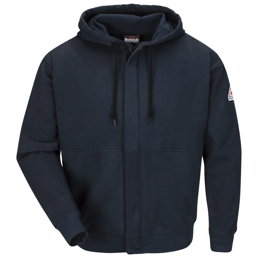 Bulwark Men's Fleece FR Zip-Front Hooded Sweatshirt - Image 1