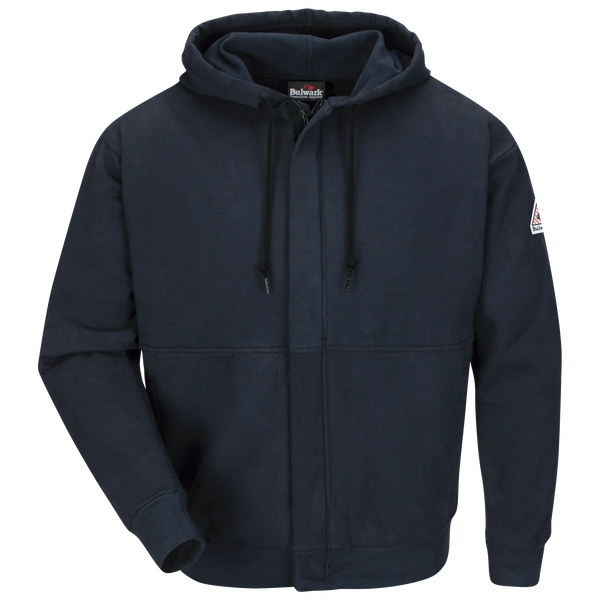 Bulwark Men's Fleece FR Zip-Front Hooded Sweatshirt - Image 1