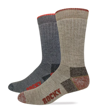 Rocky Boot Heavyweight 2/72968 Merino Wool Blend Boot Sock - Image 1
