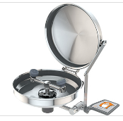 Eyewash, Wall Mounted, Stainless Steel Bowl and Cover - Image 1