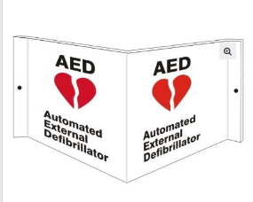 AED - Projecting Wall Sign - Image 1