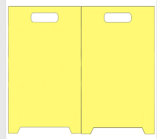 Blank YW Folding Floor Stand - Image 1