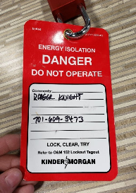Kinder Morgan Danger Do Not Operate - Image 1