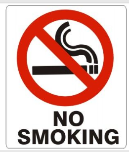 No Smoking 14x10 Aluminum - Image 1