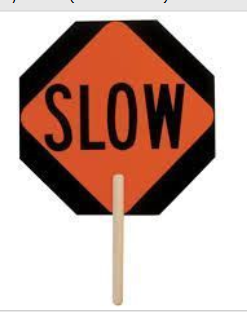 Stop/Slow Paddle - Sign - Image 1