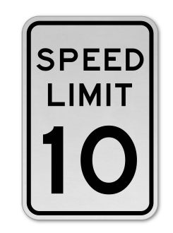 Speed Limit 10 MPH - 11939 - Image 1