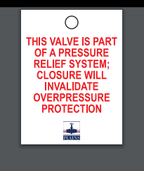 Plains New AL Tag-This Valve is Part of a Pressure Relief System - Image 1