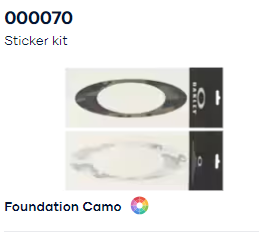 Oakley 9" Camo Sticker Pack - Image 1