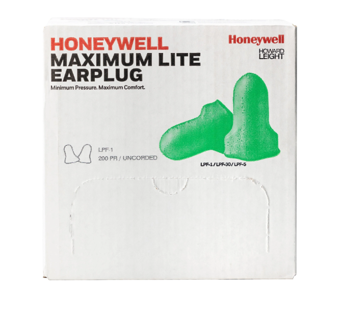 Max-Lite Low Pressure Foam Earplugs Uncorded-DNR - Image 1