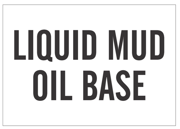 Liquid Mud Oil Base Custom Haliburton Sign - Image 1
