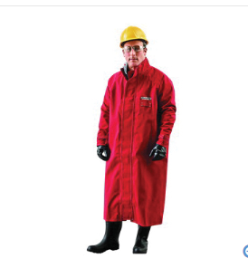 AlphaTec 66-663 Chemical-Resistant Coat, Red, CP Polyester Trilaminate Gore, 62 in Chest, Resists: Chemicals and Splash - Image 1