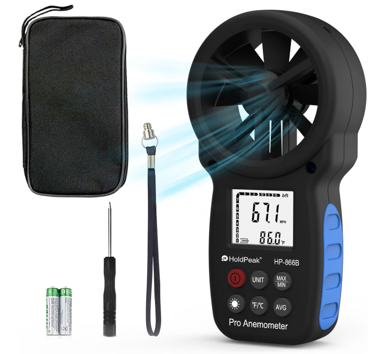 HoldPeak 866B Digital Anemometer - Image 1
