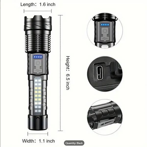 Ultra-Bright LED Flashlight - Image 1
