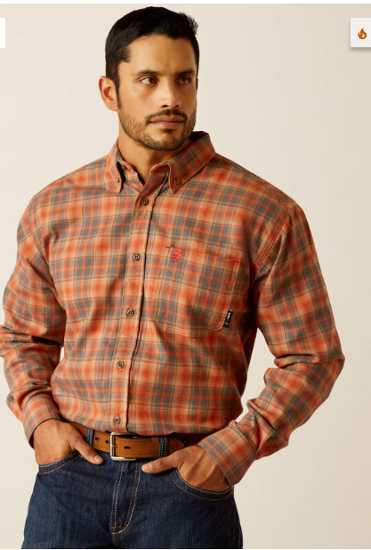 Ariat Men's FR Olympic Work Shirt - Image 1