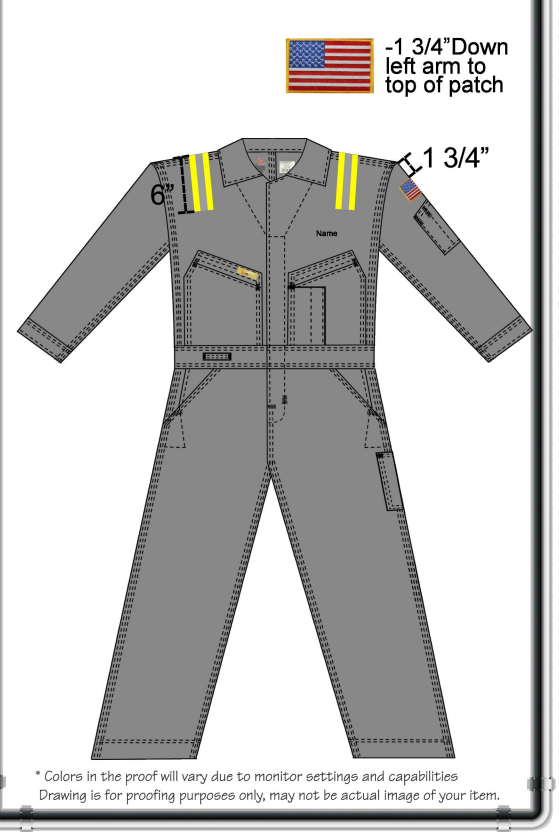 Lapco FR Deluxe Lightweight Coveralls | 6oz. 88/12 Blend | Gray Coverall, Magnum Cement - Image 2