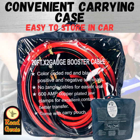 Heavy Duty Solid Copper Booster Jumper Cables - Image 2
