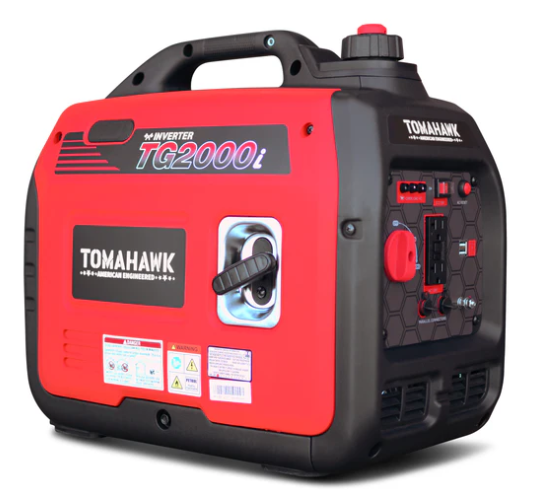 Tomahawk 2000 Watt Inverter Generator Super Quiet Portable Gas Power Professional Use - Image 1