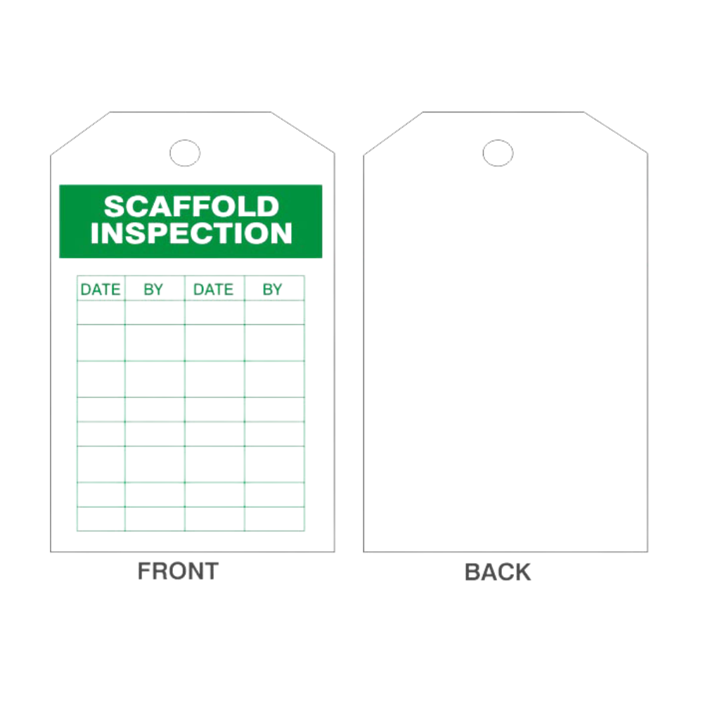 Scaffold Inspection Tag – Everything Safety