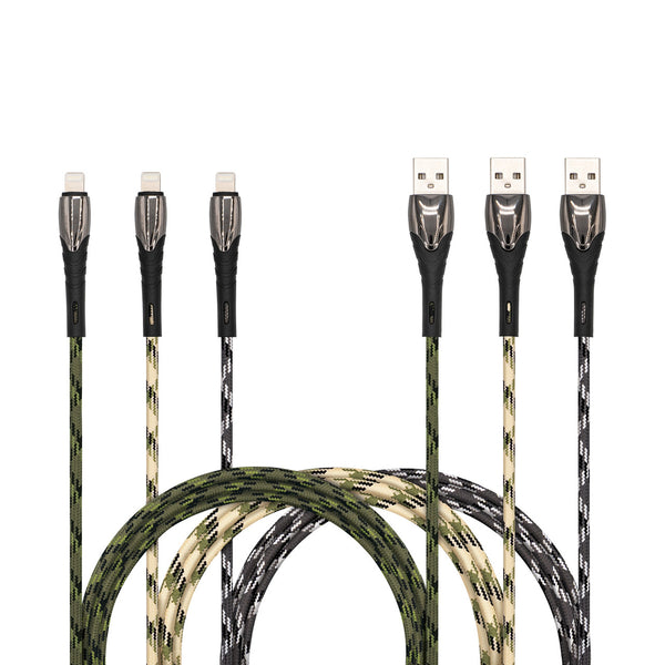 Tough Connect 10' Premium Camo Braided Charger Cable - Image 1