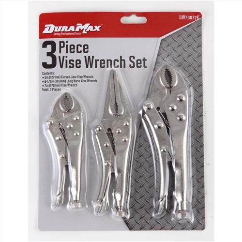 Dura Max 3 Piece Vise Wrench Set - Image 1
