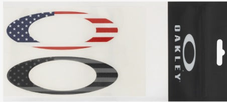 Oakley 5.5" USA Flag Sticker Pack - Image 1