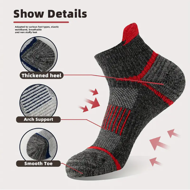 Merino Wool Ankle Socks - Image 1