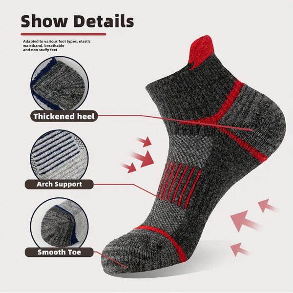 Merino Wool Ankle Socks - Image 1