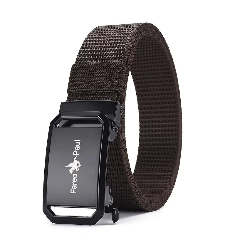 Men's Outdoor Casual Automatic Buckle Canvas Belt - Image 5
