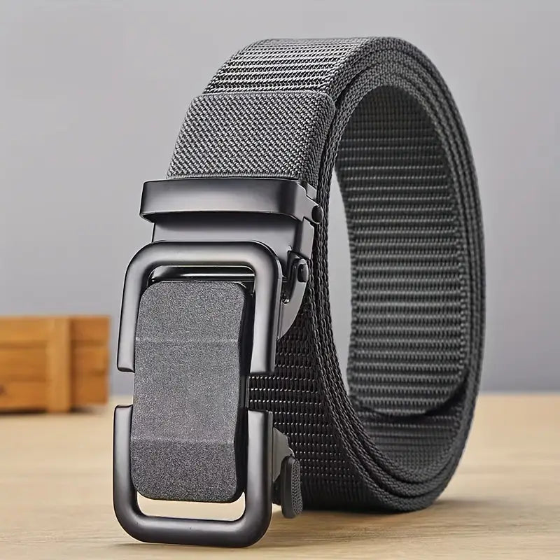 Men's Automatic Buckle Cavas Military Belt - Image 3
