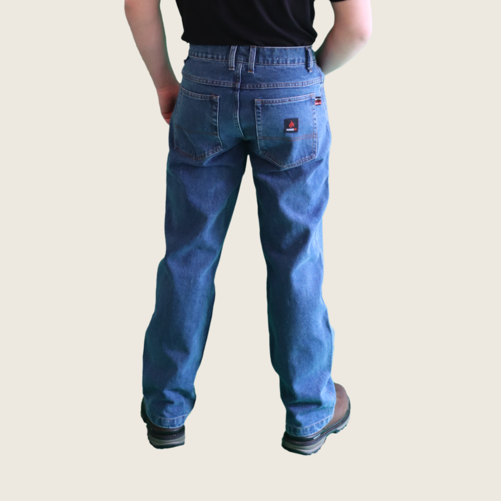 Forge Men's FR Dark Blue Jean - Image 2