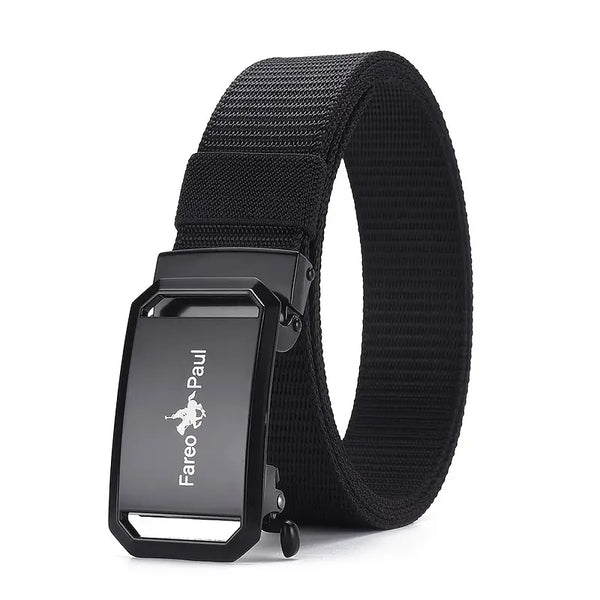 Men's Outdoor Casual Automatic Buckle Canvas Belt - Image 1
