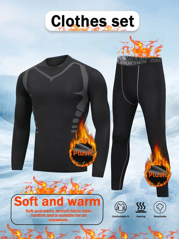 Plus Velvet Sports Insulated Undergarments - Image 1