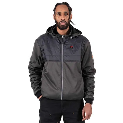 Heated Fleece Hoodie Jacket - Image 5