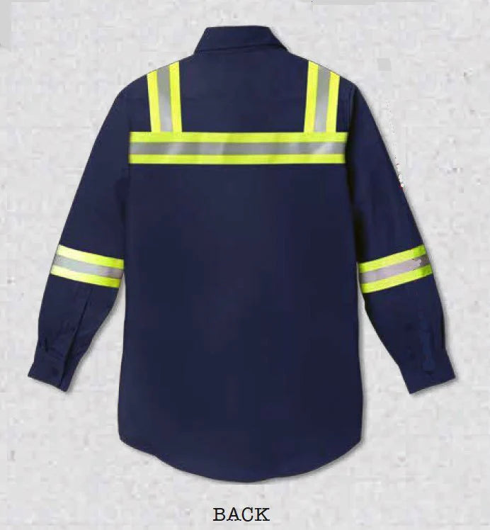 Rasco FR Uniform Shirt with Reflective Trim - Image 4