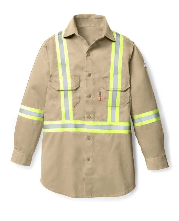 Rasco FR Uniform Shirt with Reflective Trim - Image 1