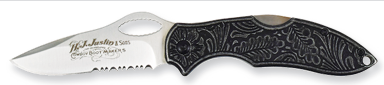 Justin Roping Knife Engraved Stainless Steel - Image 1