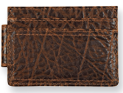 Justin Slim Card Wallet Tan Textured - Image 1