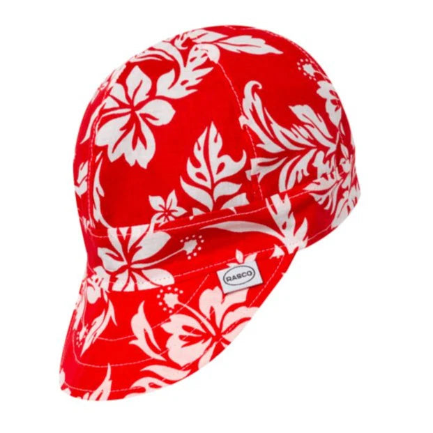 Welding Cap Red Flower - Image 1