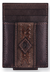 Red Dirt Card Case W/Magnet Arrow Stitch - Image 1