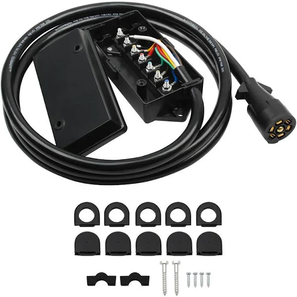 7 Way Plug Trailer Cord 8' box - Image 1