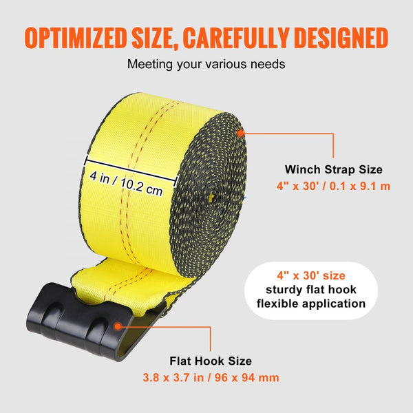 Winch Strap Flat Hook - Image 1